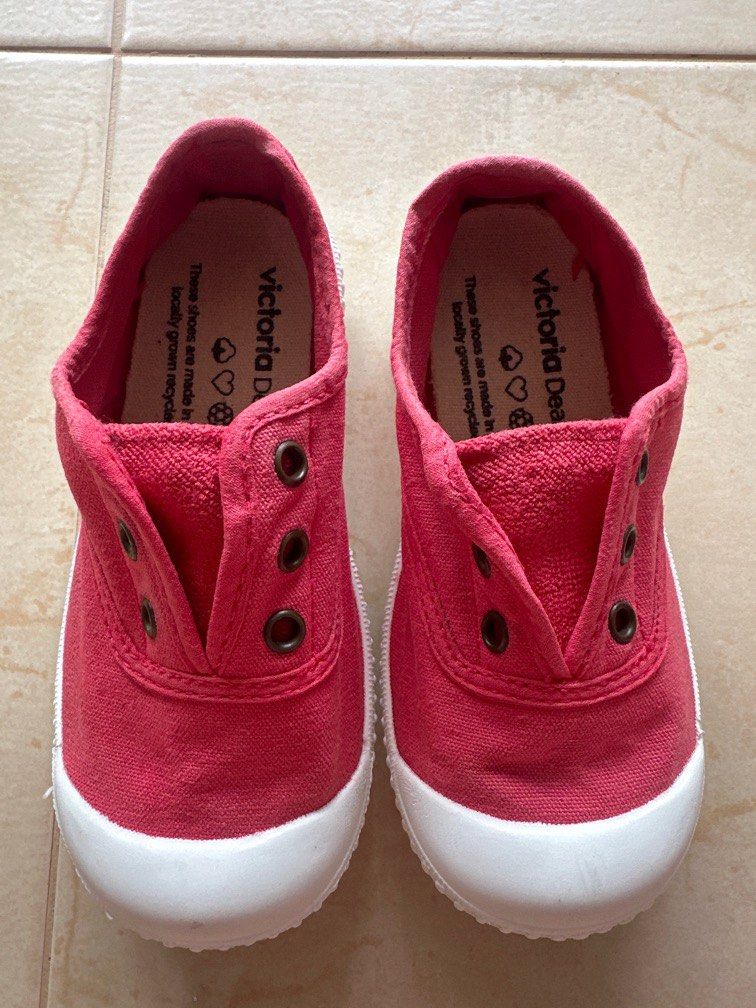 Victoria Laceless Slip ons Kids Red Babies Kids Babies Kids Fashion on Carousell
