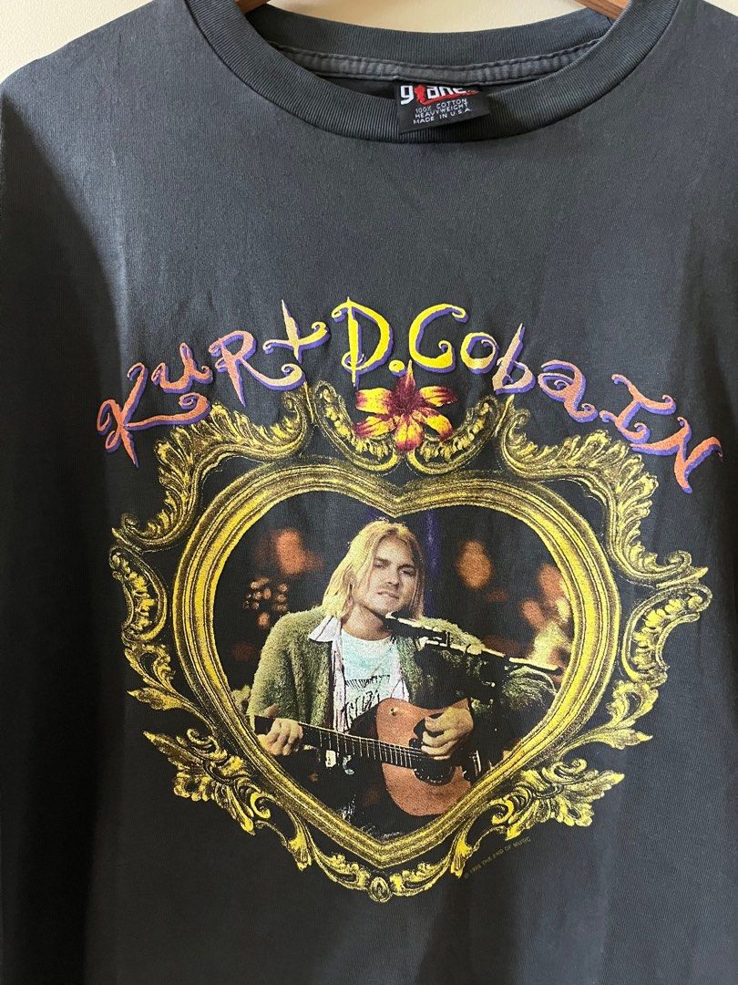 Vintage Nirvana Kurt Cobain The Sun is Gone Tshirt Men s Fashion Tops Sets Tshirts Polo Shirts on Carousell