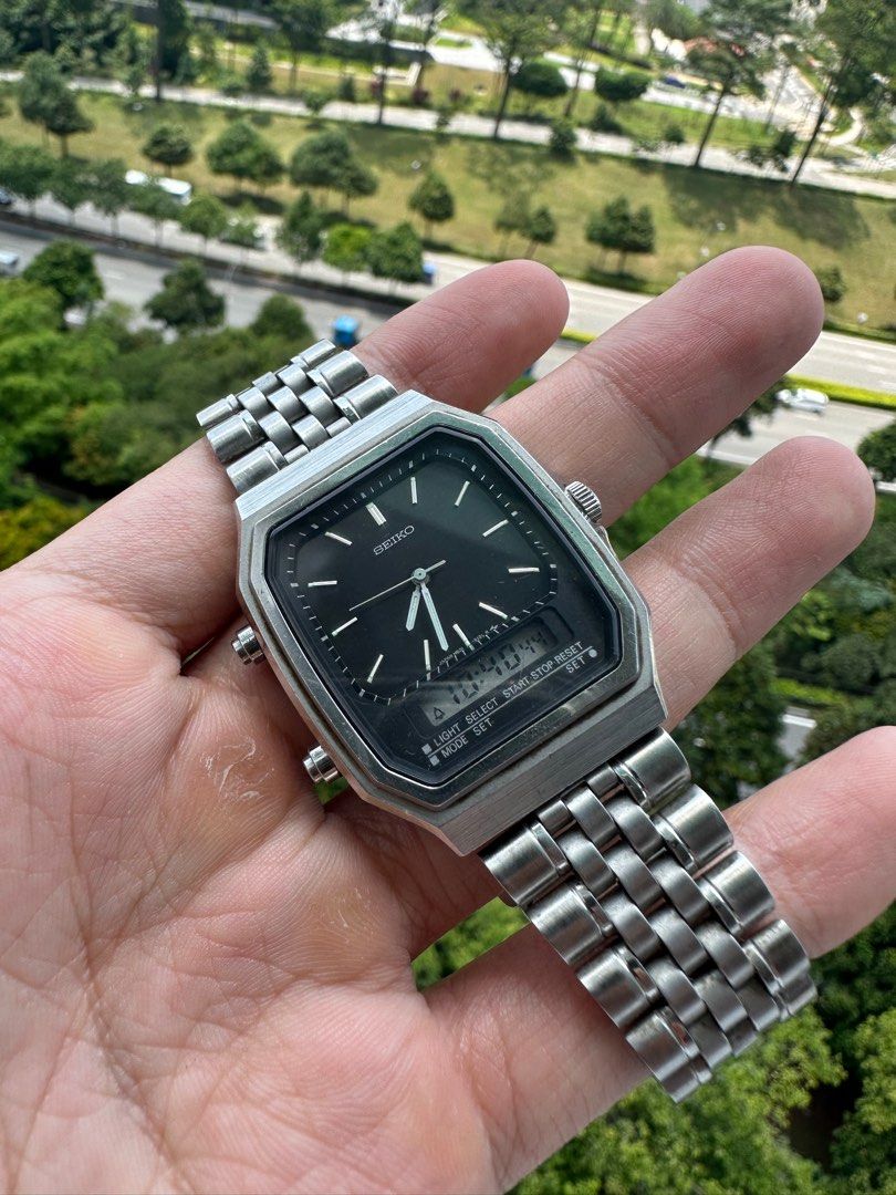 Vintage Seiko Ana digi Men s Fashion Watches Accessories Watches on Carousell