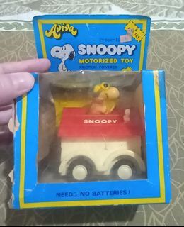 Vintage Snoopy Motorized Toy
