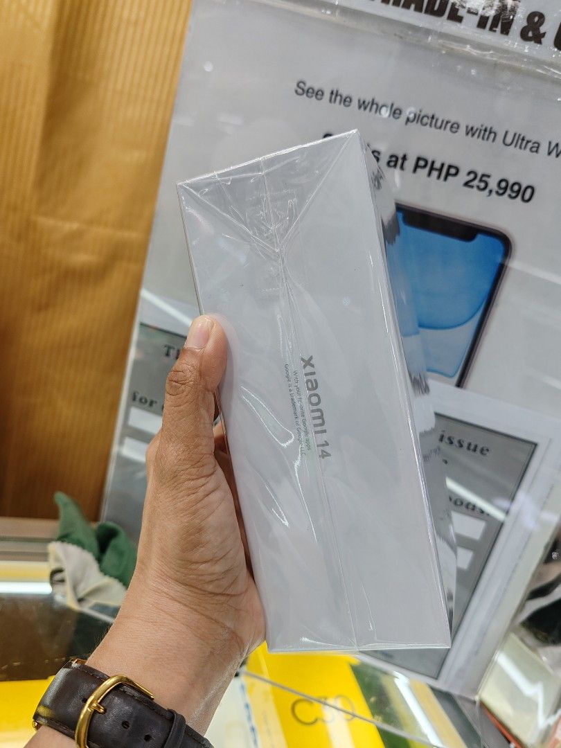 Xiaomi 14 5g (Category: Xiaomi) located in San Juan City. Submitted by ronalynac40976 (Listing ID 1294281398, Image 2). Description: Xiaomi 14 5g Brandnew Global version 12ram 256rom warranty 1 year pick up store greenhills shopping center, San Juan metro Manila, stall# Y-40 look for Rona @Aquarium area.