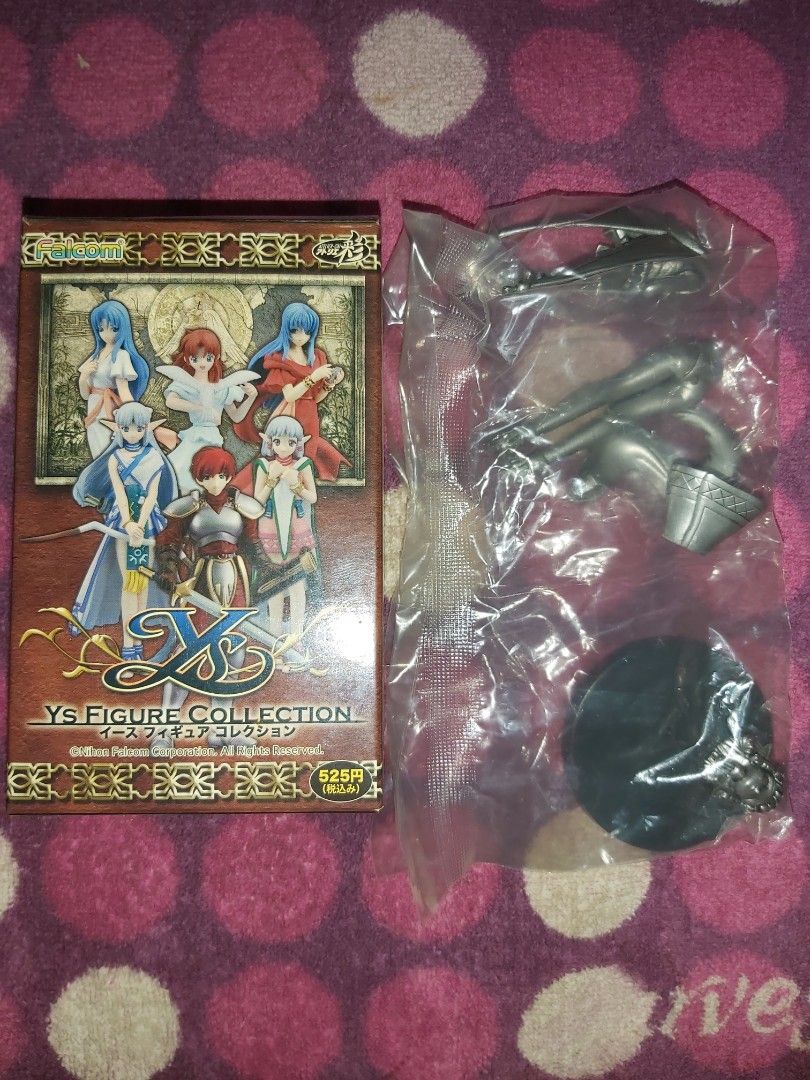 Ys VI 4 Figure Collection Falcom 食玩盒蛋ISHA 銀色全新原裝膠袋未開