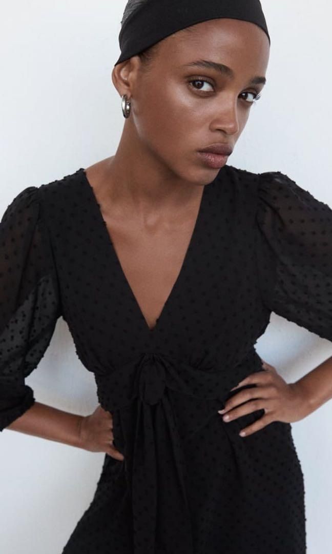 Zara black playsuit on sale