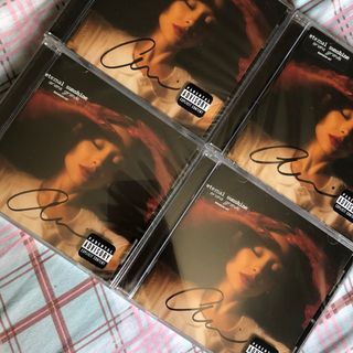 [2nd batch] ariana grande - eternal sunshine SIGNED CD [from her US shop vinyl taylor swift]