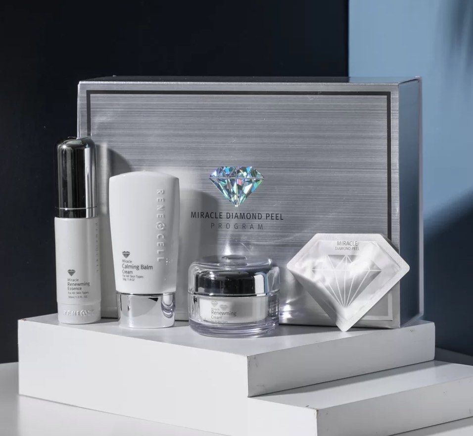 トライアルセット・サンプル MIRACLE DIAMOND PEEL PROGRAM Amazon.co.jp: Renesel [Rene Cell] Miracle Diamond Peel