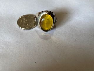 925 silver with real amber