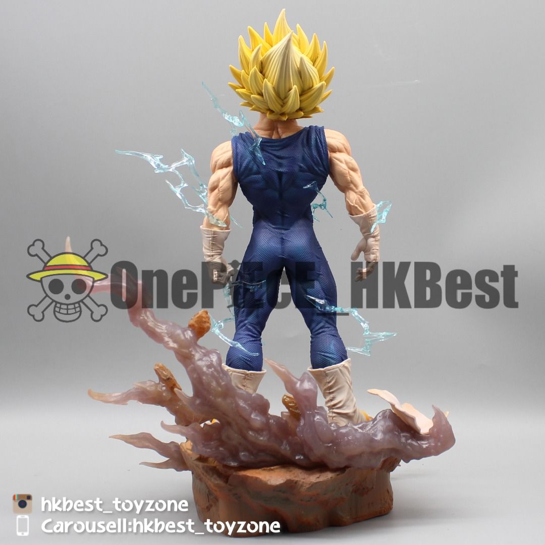 龍珠 Dragon Ball 比達 貝吉塔 超級撒亞人 魔人比達 (32cm) [雙頭雕 動作可替換], 興趣及遊戲, 玩具 & 遊戲類 ...