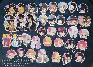 [₱ on PIC] Bungou Stray Dogs Fanmade Stickers