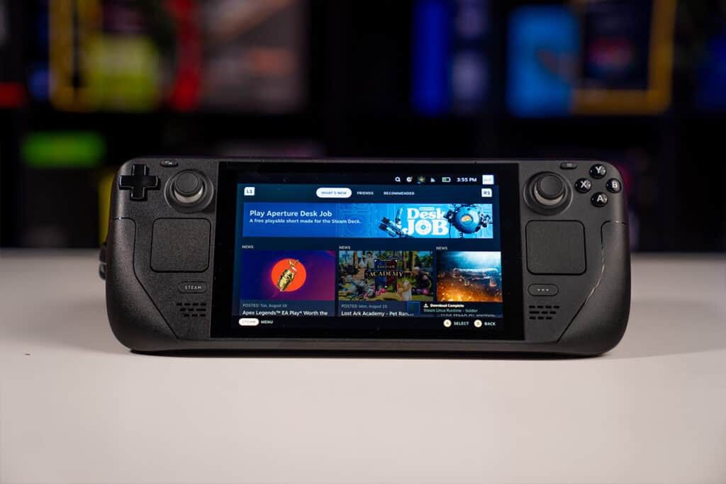 ⭐️ Steam Deck LCD 1TB ( FREE Docking Station + Leatherate Skin 