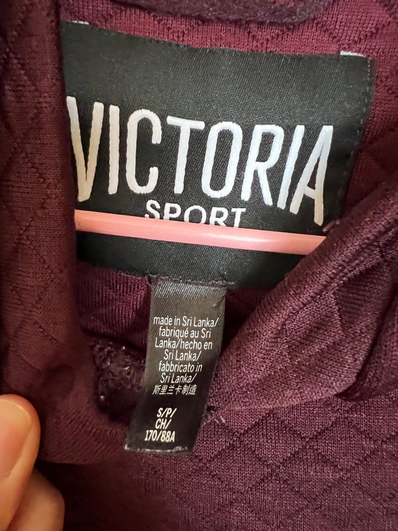 Victoria secret sport purple Hoodie Carousell