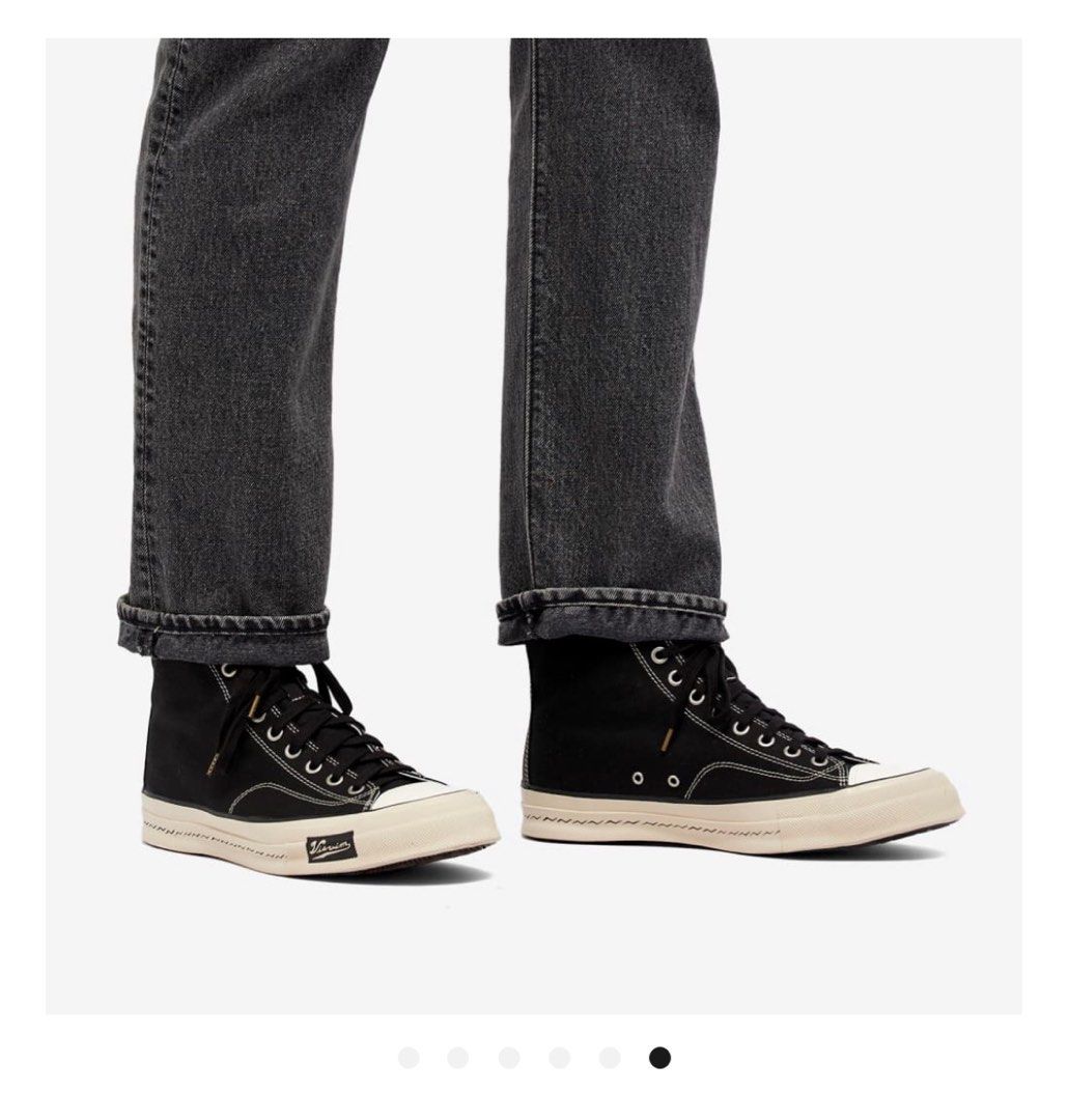 全新Visvim Skagway Hi patten 黑色US11, 名牌, 鞋及波鞋- Carousell