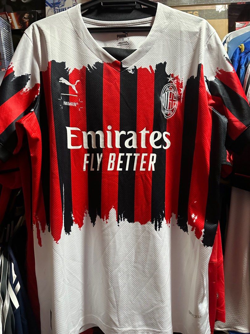 Ac Milan d Nemen 2021/22 jersey Romagnoli 13 L, Men's Fashion