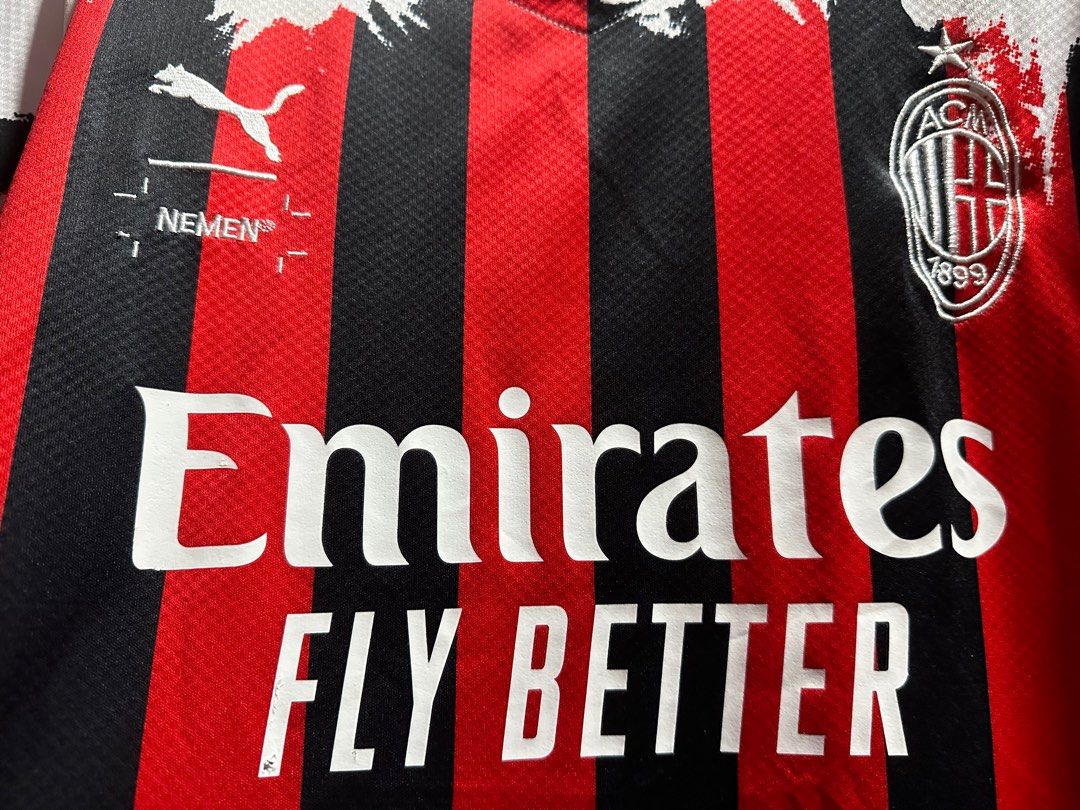 Ac Milan d Nemen 2021/22 jersey Romagnoli 13 L, Men's Fashion