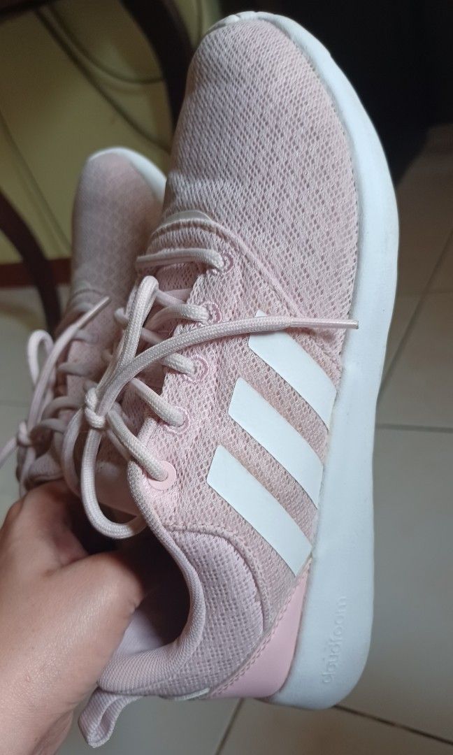 Adidas Ligh Pink Cloudfoam Women s Fashion Footwear Sneakers on Carousell