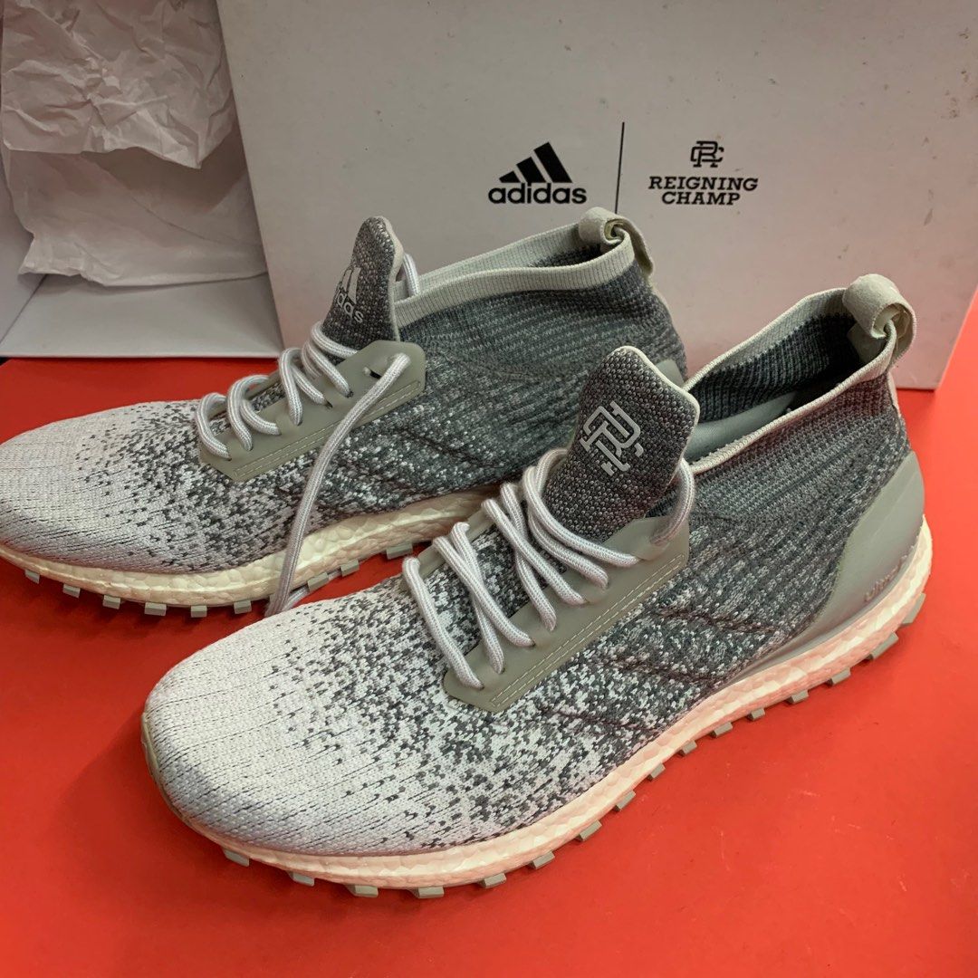 adidas gazelle silver green womens Adidas X Reigning Champ Ultraboost DB2043 Mens Black Athletic Running main image 0