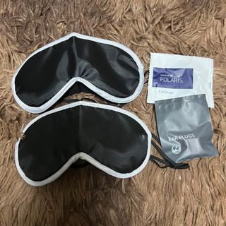 Airline Travel Eye Mask and Ear Plugs