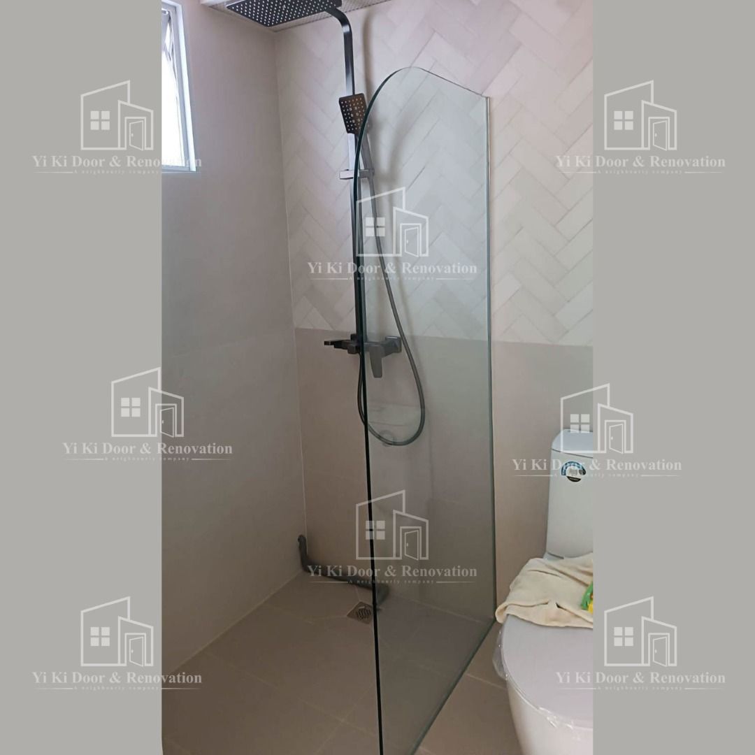 Arch Shaped Glass Panel, Furniture & Home Living, Bathroom & Kitchen ...