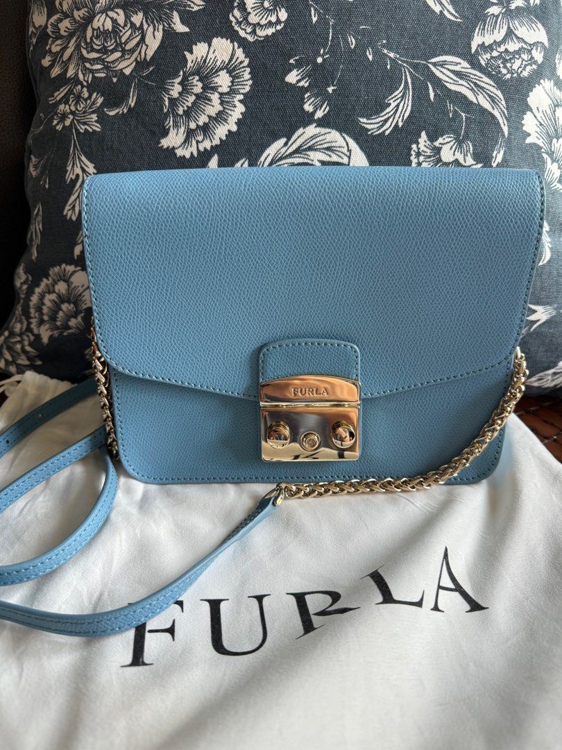 Furla metropolis light blue on sale