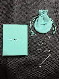 AUTHENTIC TIFFANY & CO OPEN HEART NECKLACE PT950