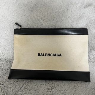 Balenciaga Clutch Bag Navy Clip
