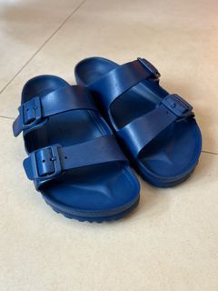 Birkenstock Arizona EVA Sandals, Ultra Blue, Size 41 (Unisex)