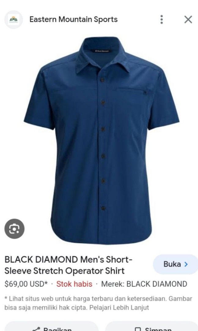 black diamond stretch operator shirt