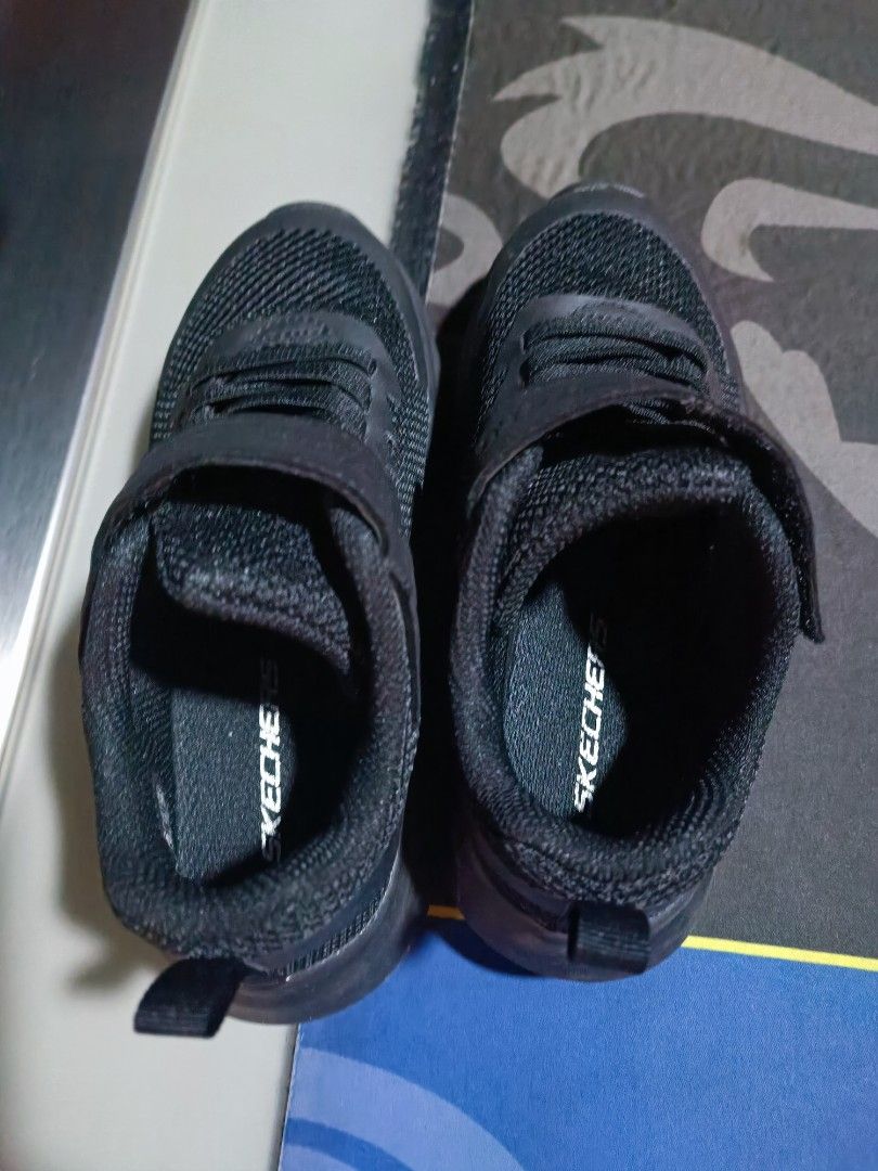 Black Skechers Shoes (US kids 13 /19cm), Babies & Kids, Babies & Kids