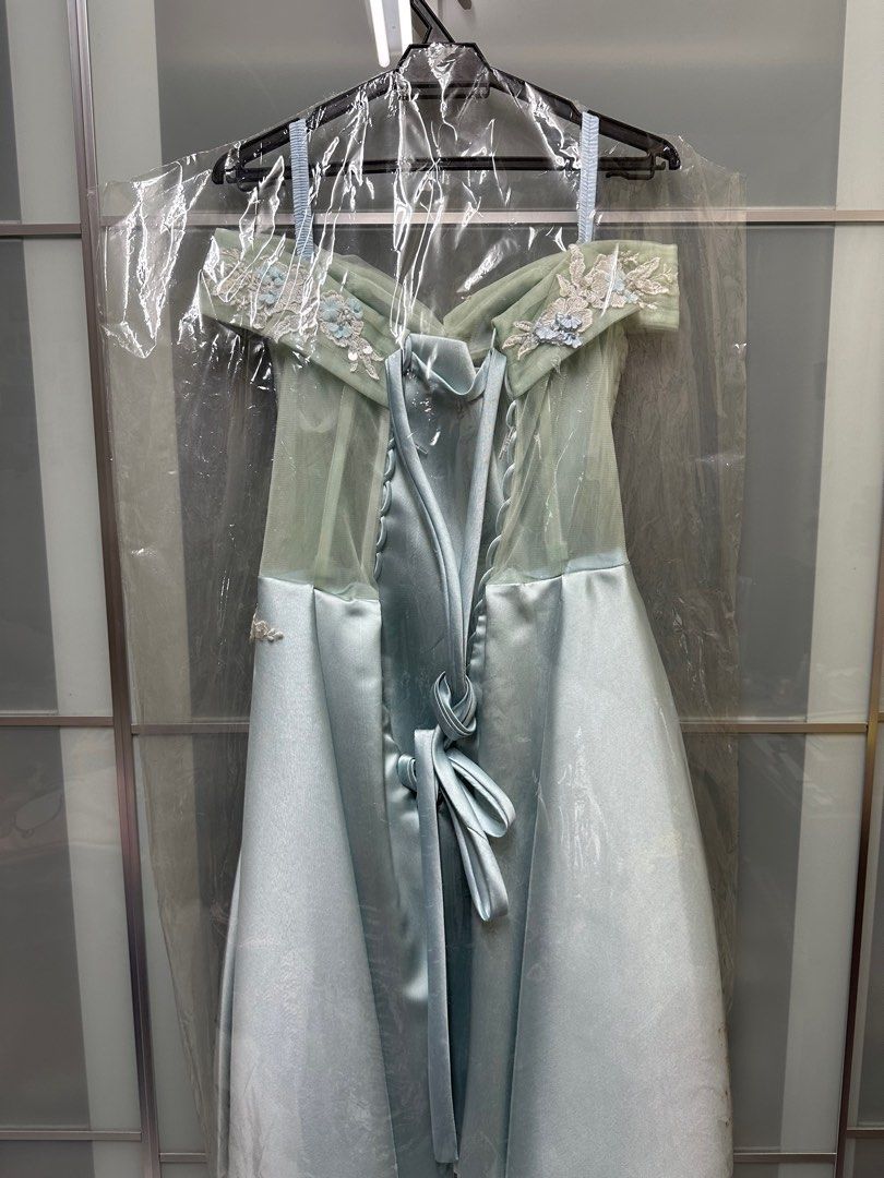 Blue Fairy Evening Dress, Women's Fashion, Dresses & Sets, Evening Dresses  & Gowns on Carousell