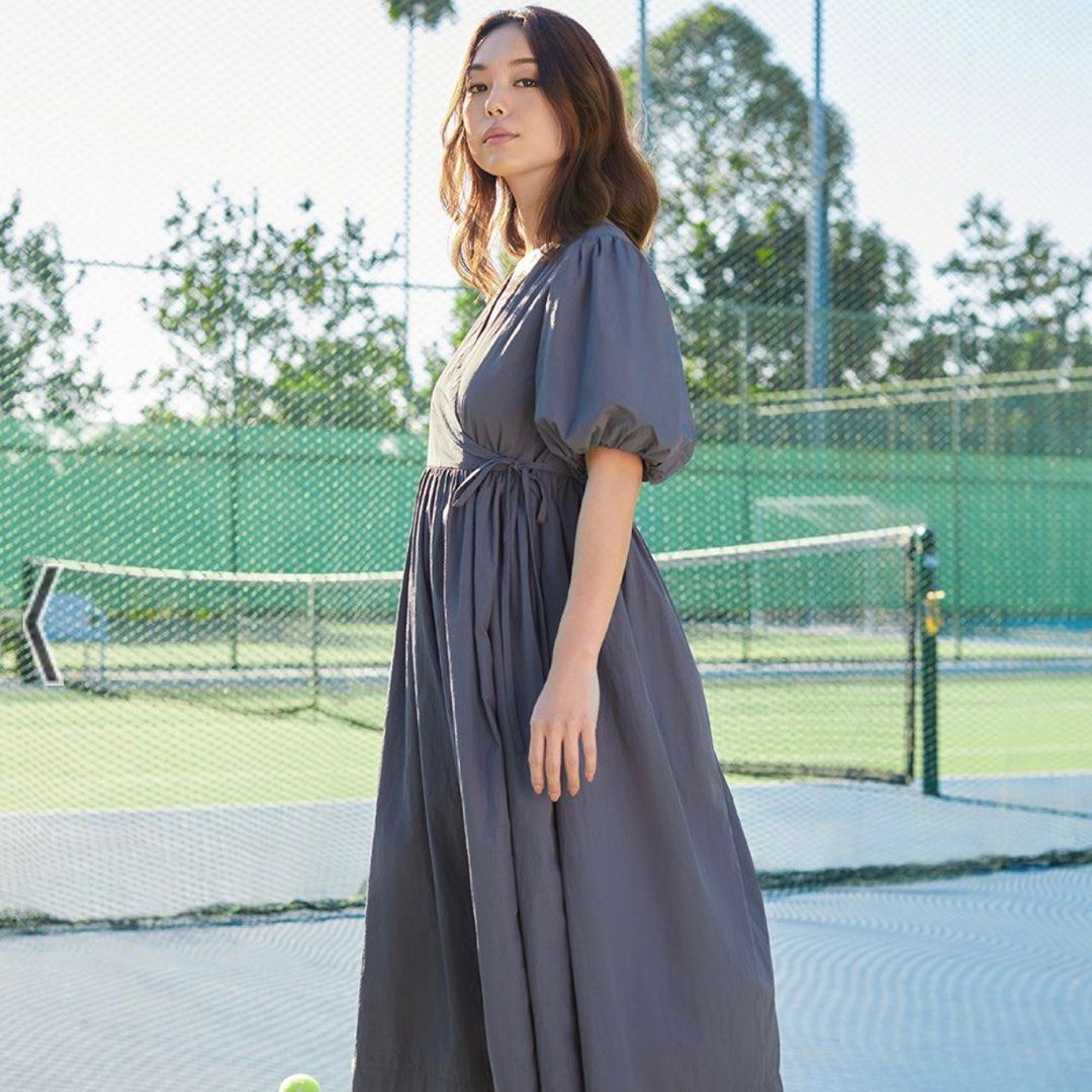 slim fit dress slacks Love Bonito Heather Purple Laced Pattern Dress