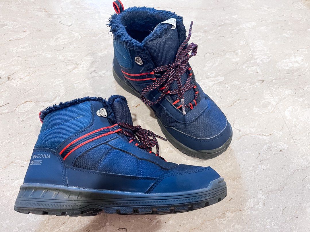 Boys Winter snow Hiking Boots UK size 2.5 Eur 35 Babies Kids Babies Kids Fashion on Carousell
