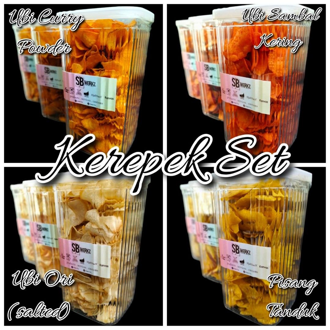 Kuih Raya (Category: Homemade Bakes) located in Singapore. Submitted by aZiie (Listing ID 1294470821, Image 3). Description: Assalamualaikum semua Jomz checkout ni Ziie nk share our beraneka Kuih Raya Set ni da instock. Tk perlu da nk sakit2 pale da Nk ke bazaar plk ramai orgkn Harga pon mampu milik guise Kuih Raya Set!! (10 types) - Pisang Choc - M&M Choc - Layang-Layang - Marshmellow White Choc - Crabmeat - Makmur - Cornflakes Raisin - Lidah ku