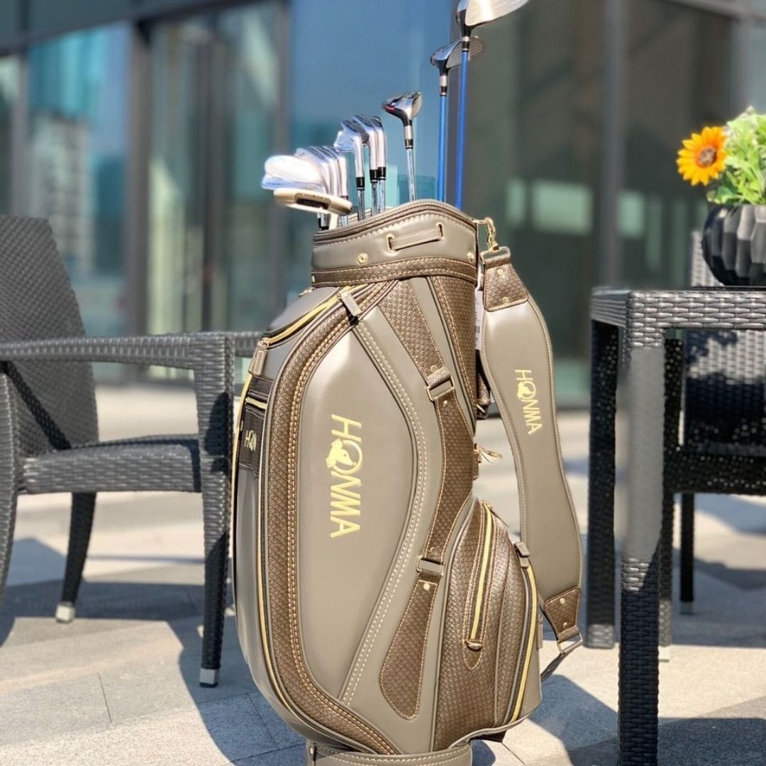 BRAND NEW IN STOCK HONMA Golf Bag Genuine Standard Red Polo Club Men s Ball High End KS0X Sports Equipment Sports Games Golf on Carousell