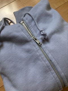 Brandy melville navy blue Aleah 1/4 zip sweater, 女裝, 上衣, 長袖