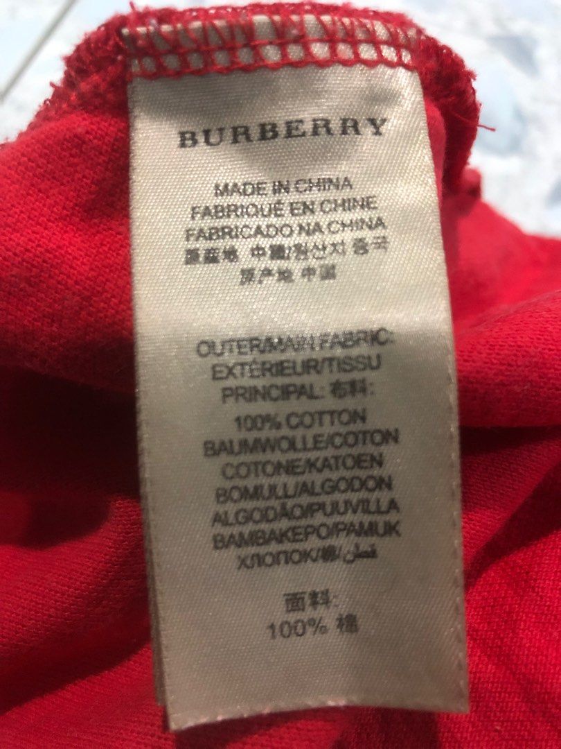 Burberry clothes made in china shop