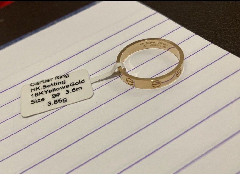 Cartier Love Ring Women s Fashion Jewelry Organizers Rings on Carousell