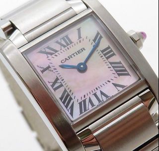 Cartier Tank Française Mother of Pearl