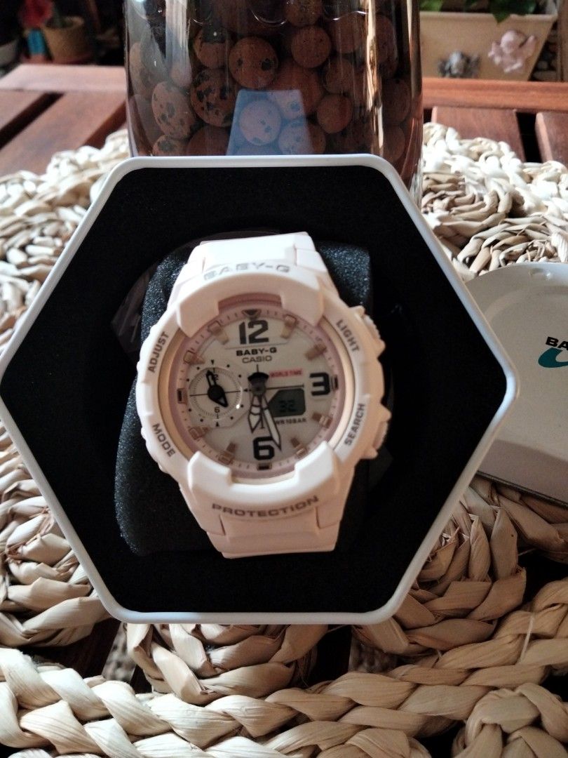 CASIO BABY G BGA 230 SERIES PINK RESIN BAND WATCH BGA230SC 4B