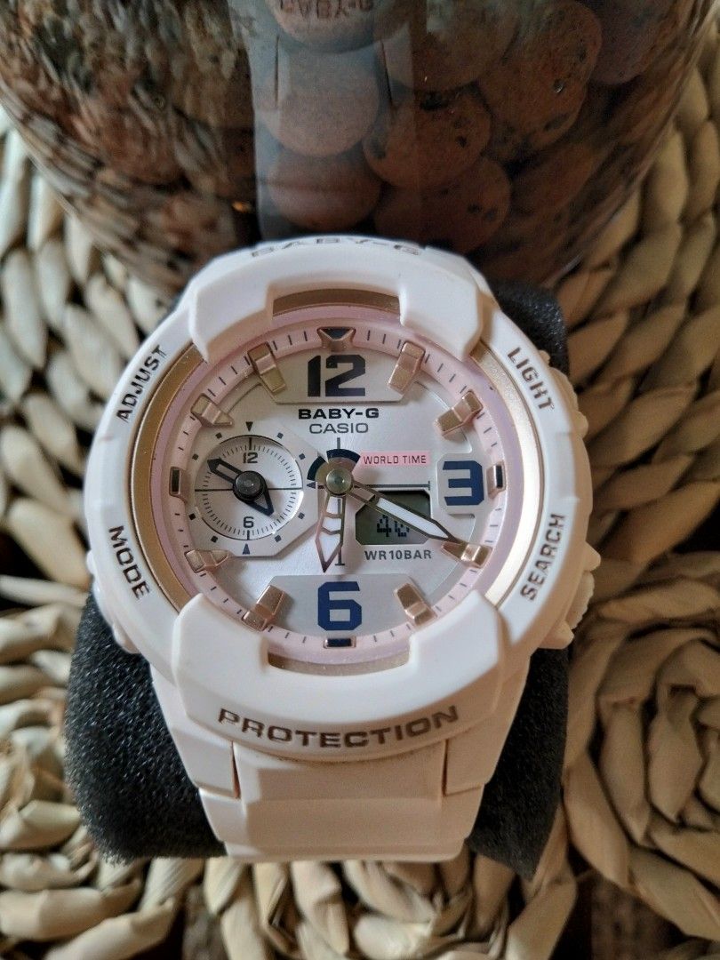 CASIO BABY G BGA 230 SERIES PINK RESIN BAND WATCH BGA230SC 4B