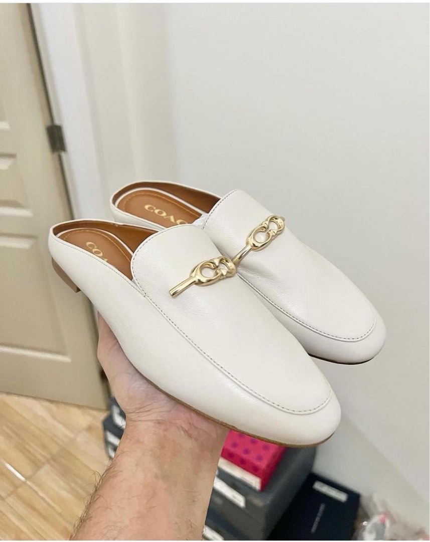 Coach Mule sandals Women s Fashion Footwear Flats Sandals on Carousell
