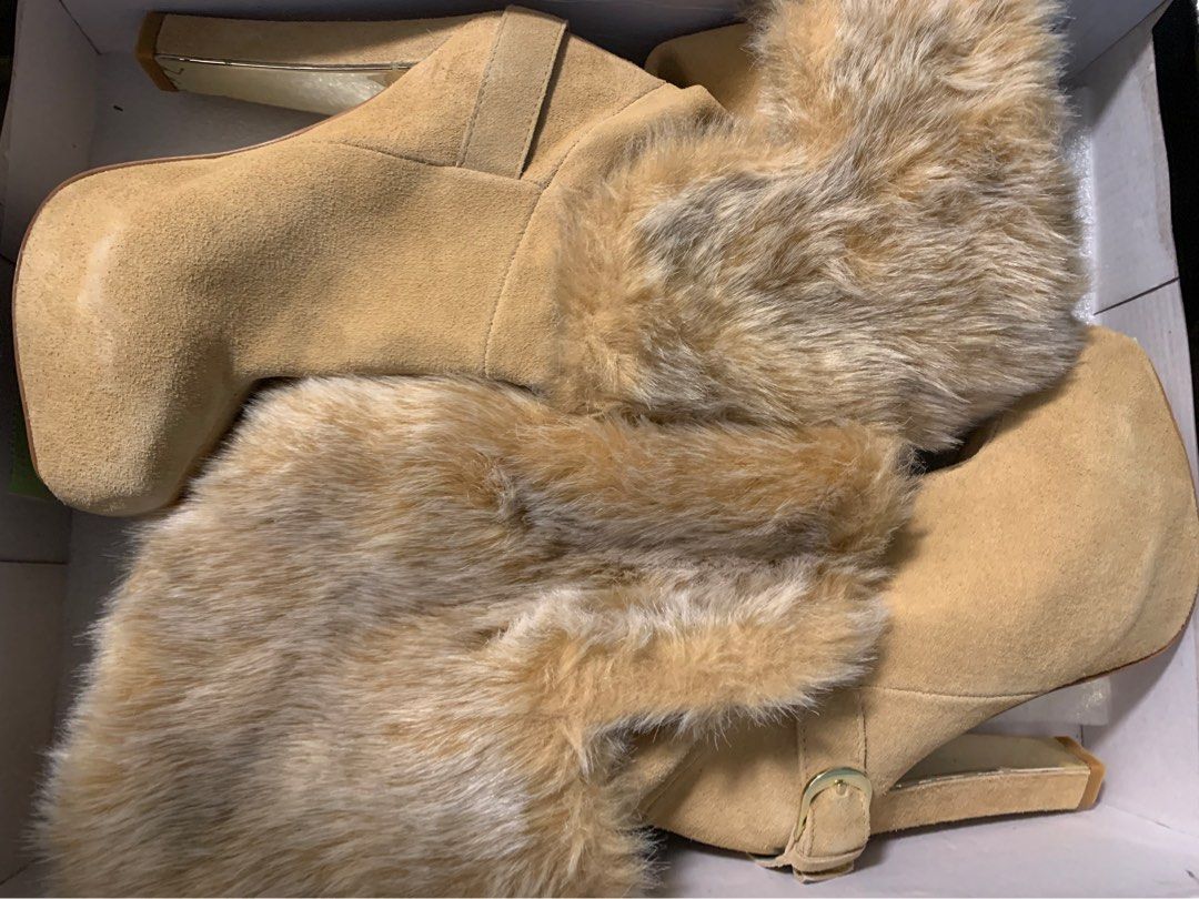 Colin Stuart Fur Boots