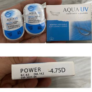 Contact lens with eyegrade -4.75
