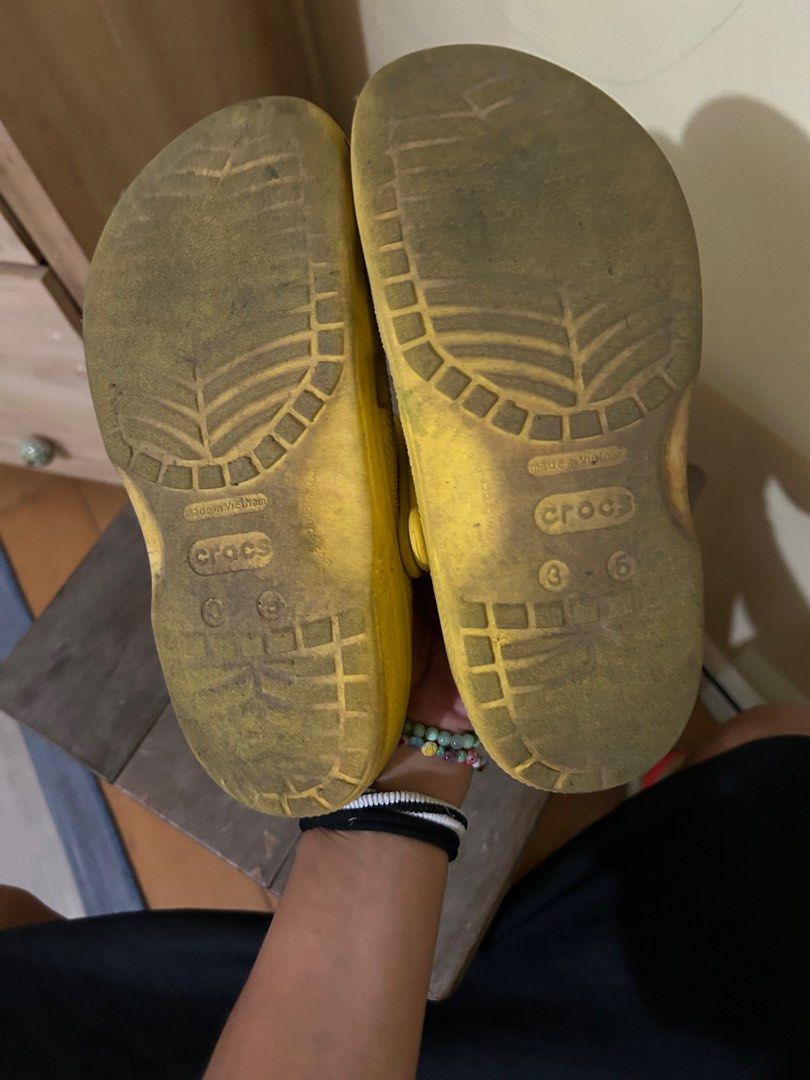 Crocs size 35 37 Women s Fashion Footwear Flats Sandals on Carousell