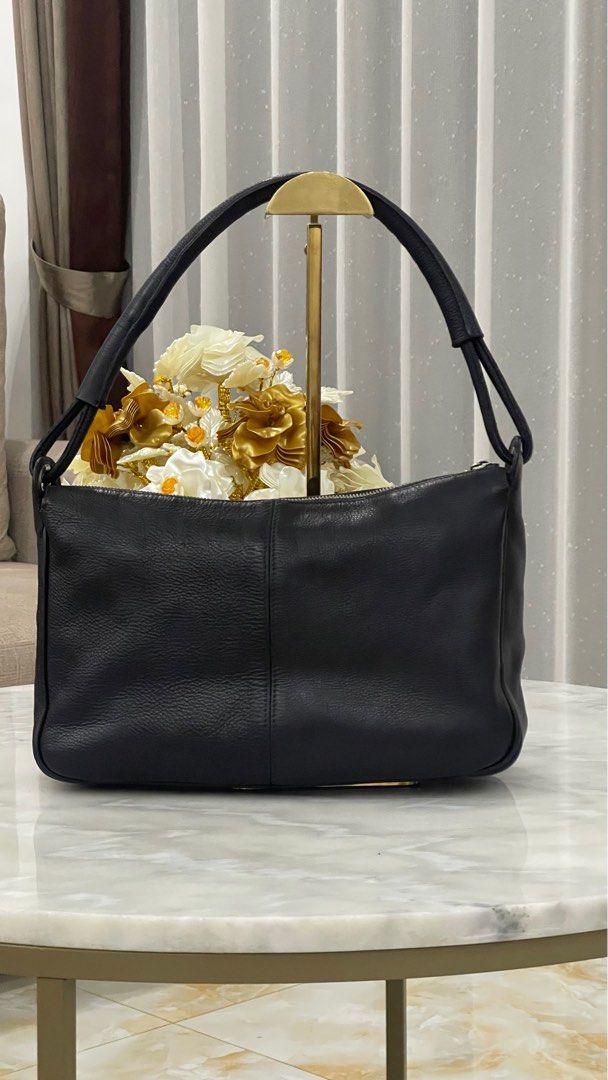 Tas Shoulder Kulit FURLA Leather Vintage