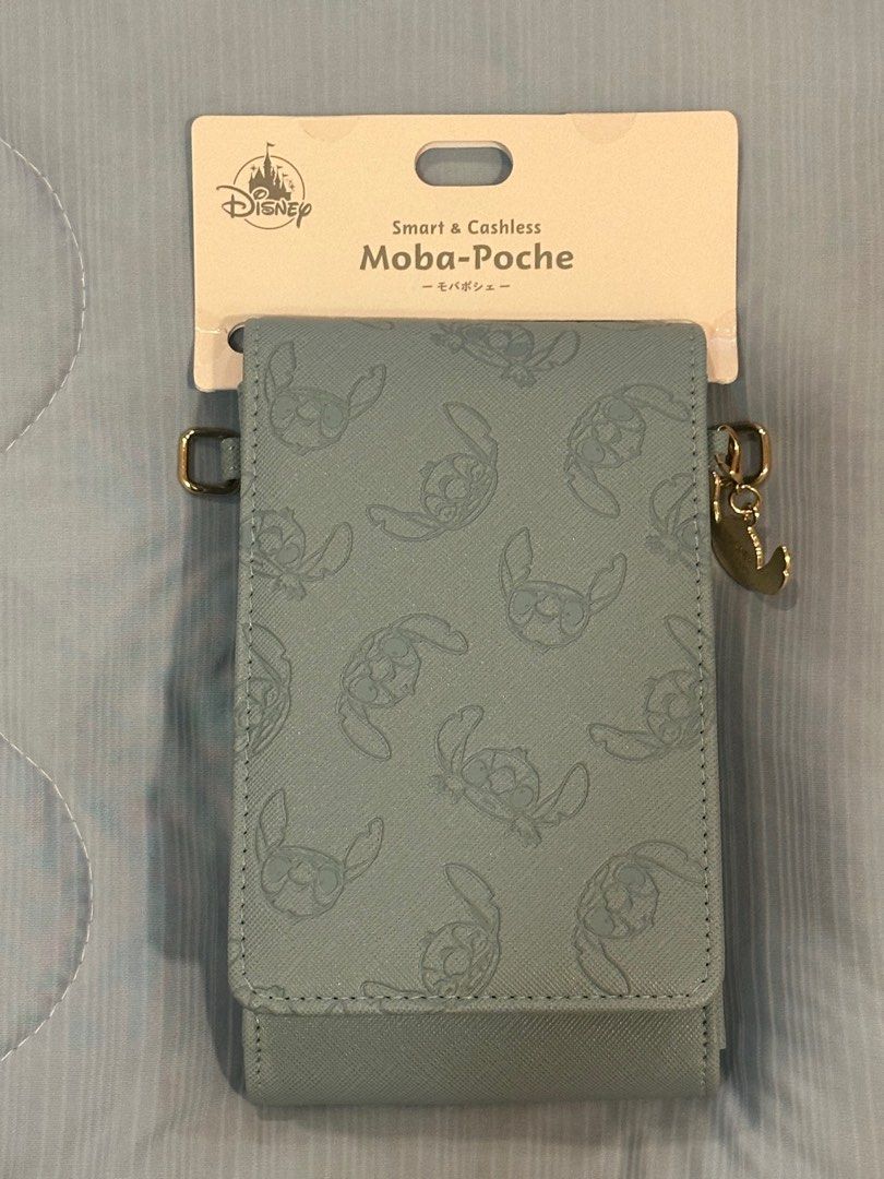 Disney Store Japan Mobile Pochette Stitch with charm
