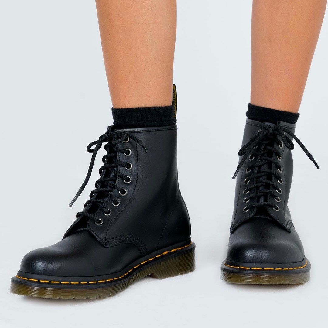 Dr. Martens 1460 Nappa Leather Lace Up Boots Women s Fashion Footwear Boots on Carousell
