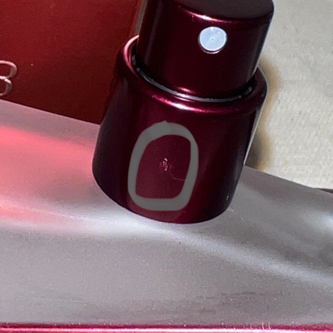 Eilish No. 3 - Bottle + 5mL perfume + Free box (Category: Fragrance & Deodorants) located in Marikina City. Submitted by declutter.marikina (Listing ID 1294582286, Image 3). Description: Has several flaws, as seen on the pictures above :) Contains 5mL of perfume left Free box.