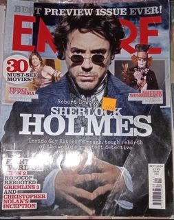 Empire Movie Magazine featuring Robert Downey Jr 's Sherlock Holmes
