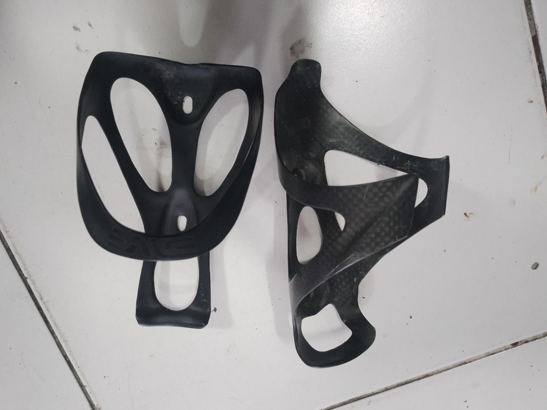 Enve and van rysel carbon bottle cage (Category: Bicycles) located in Muntinlupa City. Submitted by runbikerun (Listing ID 1294623304, Image 1). Description: 1500 bundle enve carbon bottle cage van rysel carbon bottle cage used in good condition minimal scratches on van rysel, both good condition rfs change to elite aerobottle pacific village Alabang meet up or nearby shipping possible at buyers expense.