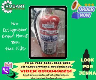 Fire Extinguisher Brand: Mount Zion Size: 10lbs