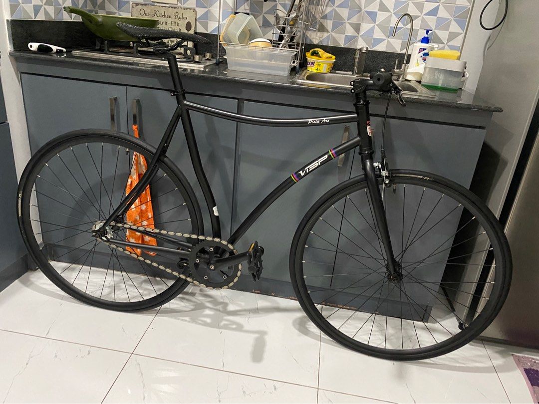 VISP Pista Arc Fixie Bike Bicycle Like New Sports Equipment Bicycles Parts Bicycles on Carousell